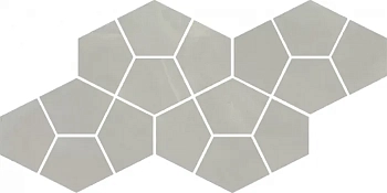 Мозаика Continuum Mosaico Prism Silver 20.5x41.3